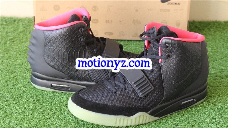 Nike Air Yeezy 2 NRG Solar Red Glow in the dark